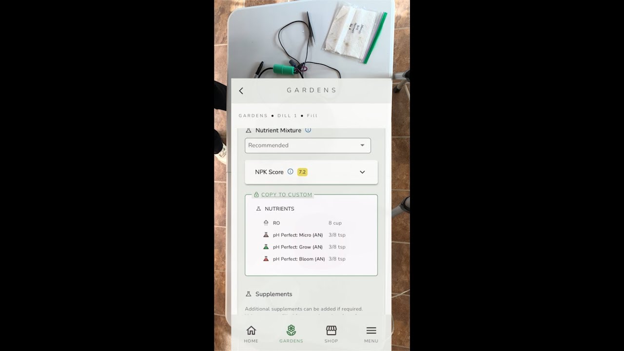 Demo: Hydroponic Nutrient Guidance via the Kanana Gardens App