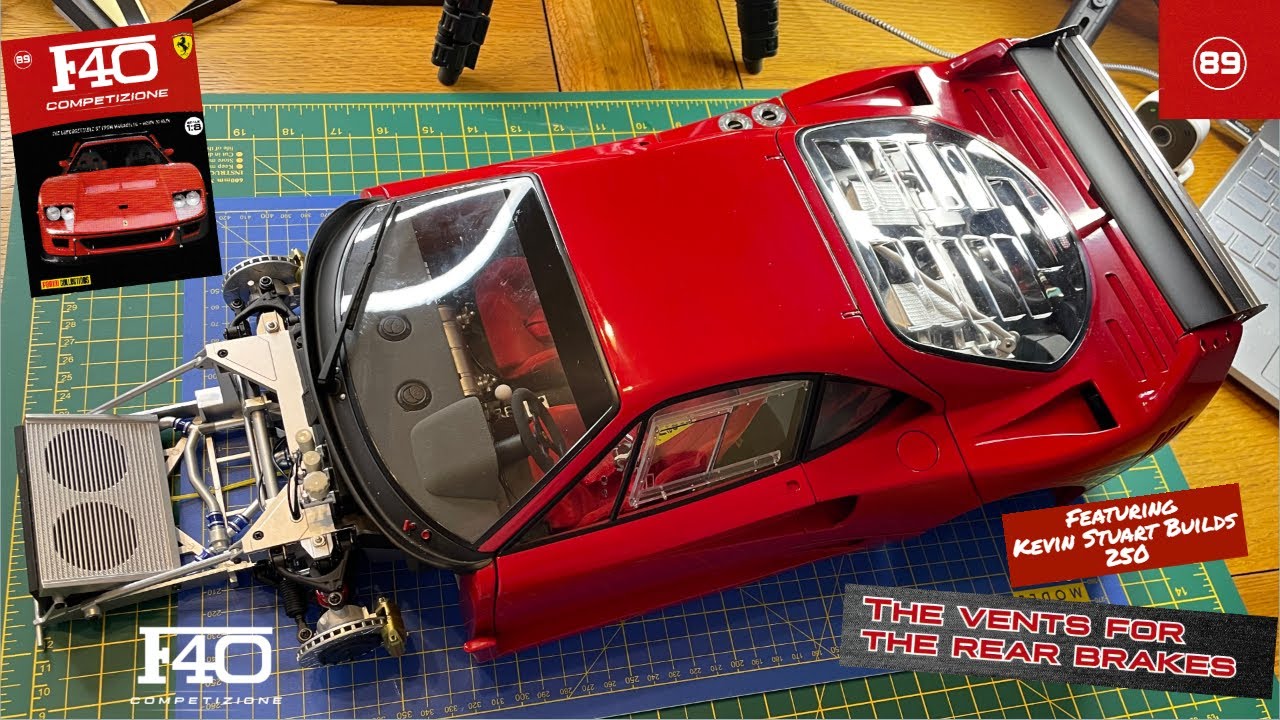 Build a Ferrari F40 Competizione issue 89. A 1/8 Scale Supercar model PartWorks build