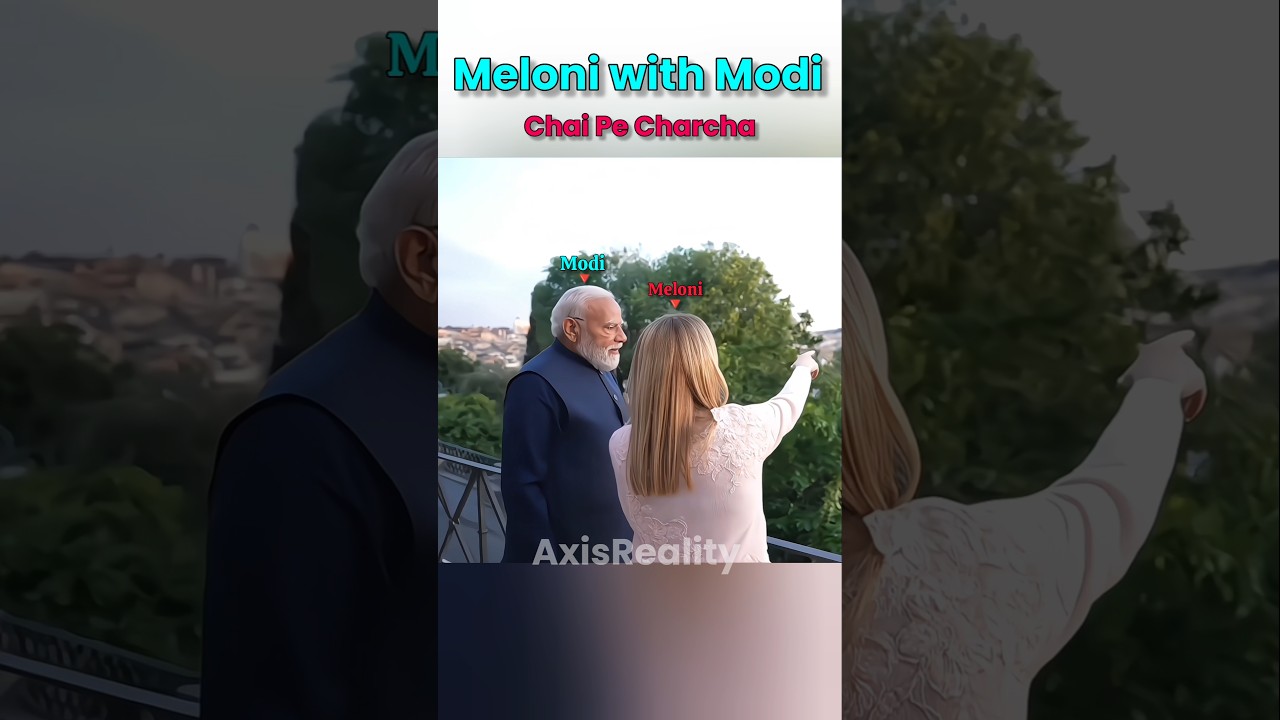 Trump Vs Modi with Meloni #respect #trump #modi