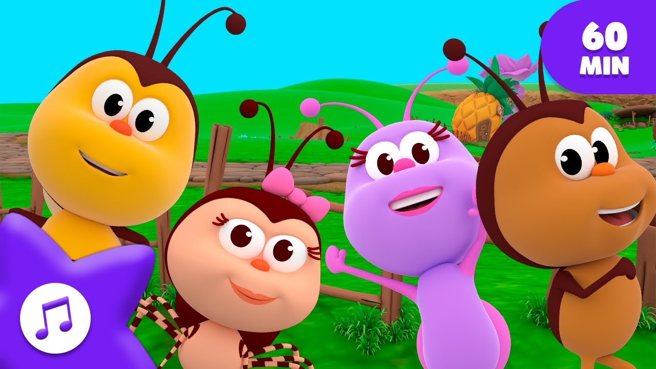 Itsy-Bitsy Spider 🕷️ BOOGIE BUGS 🐝 COLLECTION 🌈 MIX ✨ FOR KIDS | Boogie Bugs