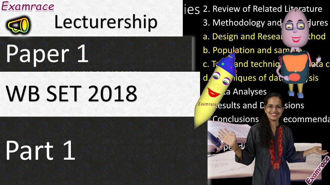 WB SET 2018 Paper 1 Solved Part 1 (Important for NTA UGC NET Paper 1)