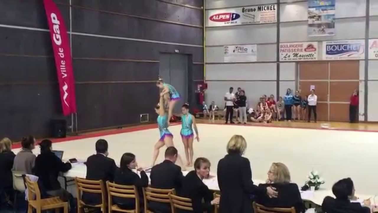 FEMINA SPORT MONACO - 1/2 FINALES - GAP 2015 - TRIO FEDE 1