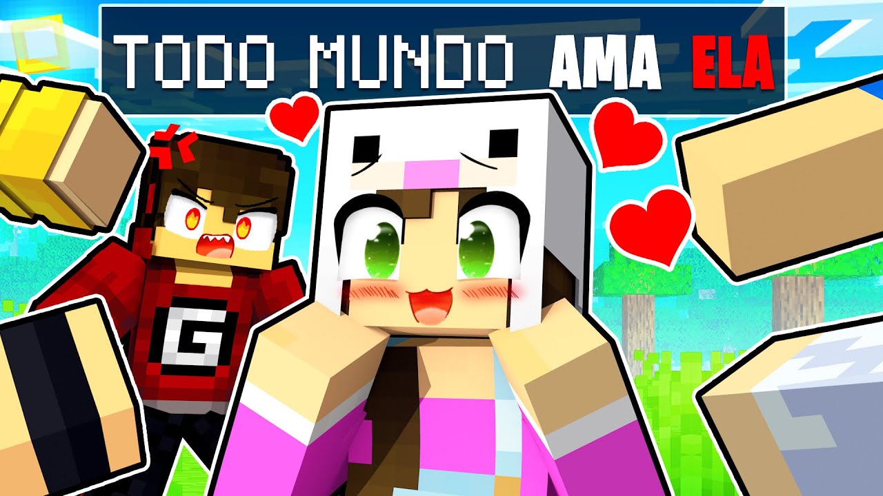 TODO mundo AMA minha NAMORADA no MINECRAFT ✭ Guihh ✭