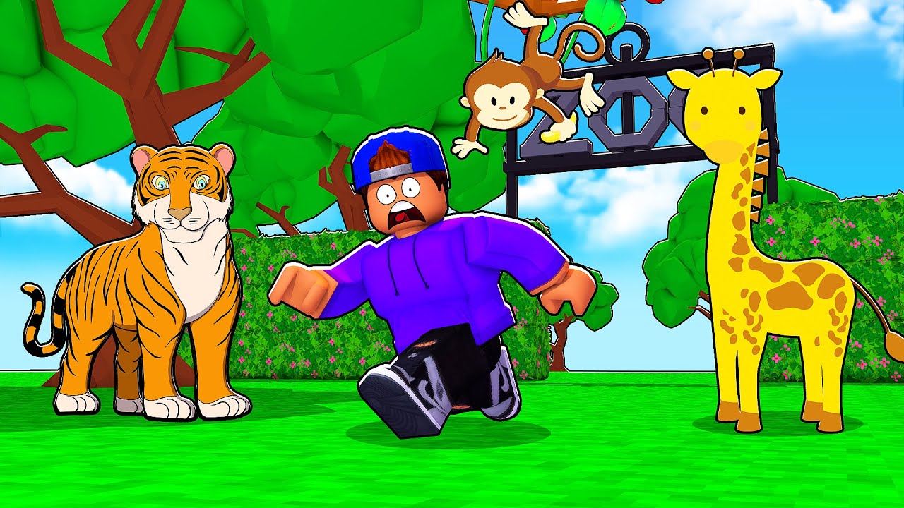 Can I Escape This ZOO OBBY In ROBLOX?! (Roblox ZOO OBBY)