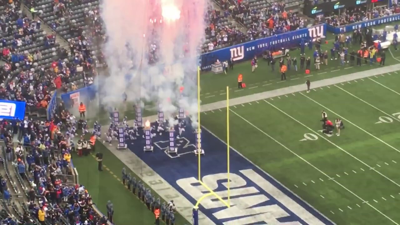 NY Giants 2018 Pre-Game Intro