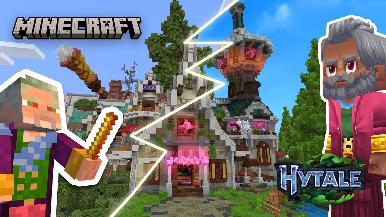 MINECRAFT vs. HYTALE: The Ultimate House Tour!