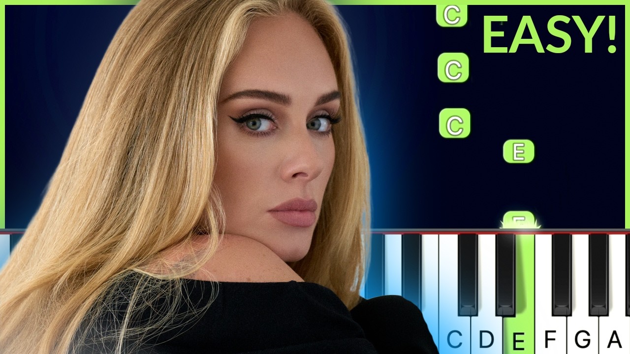 Make You Feel My Love - Adele | EASY Piano Tutorial