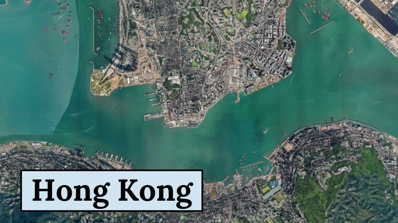 GEOGRAPHY OF HONG KONG in 1 minute 🗺️