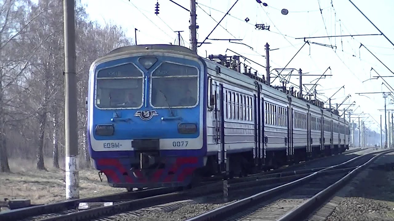 ED9M-0077 #train No 808 Kyiv - Shostka