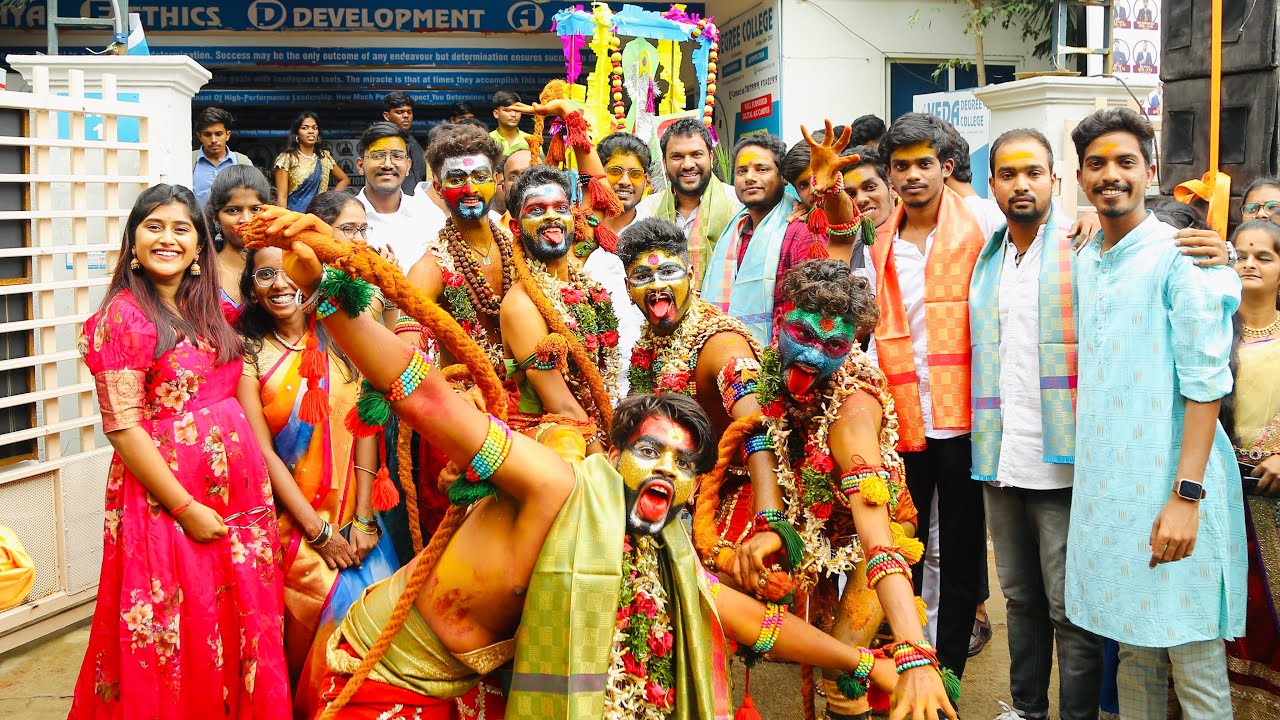 Bonalu Celebrations 2022 || Veda Degree College || Champapet || Hyderabad