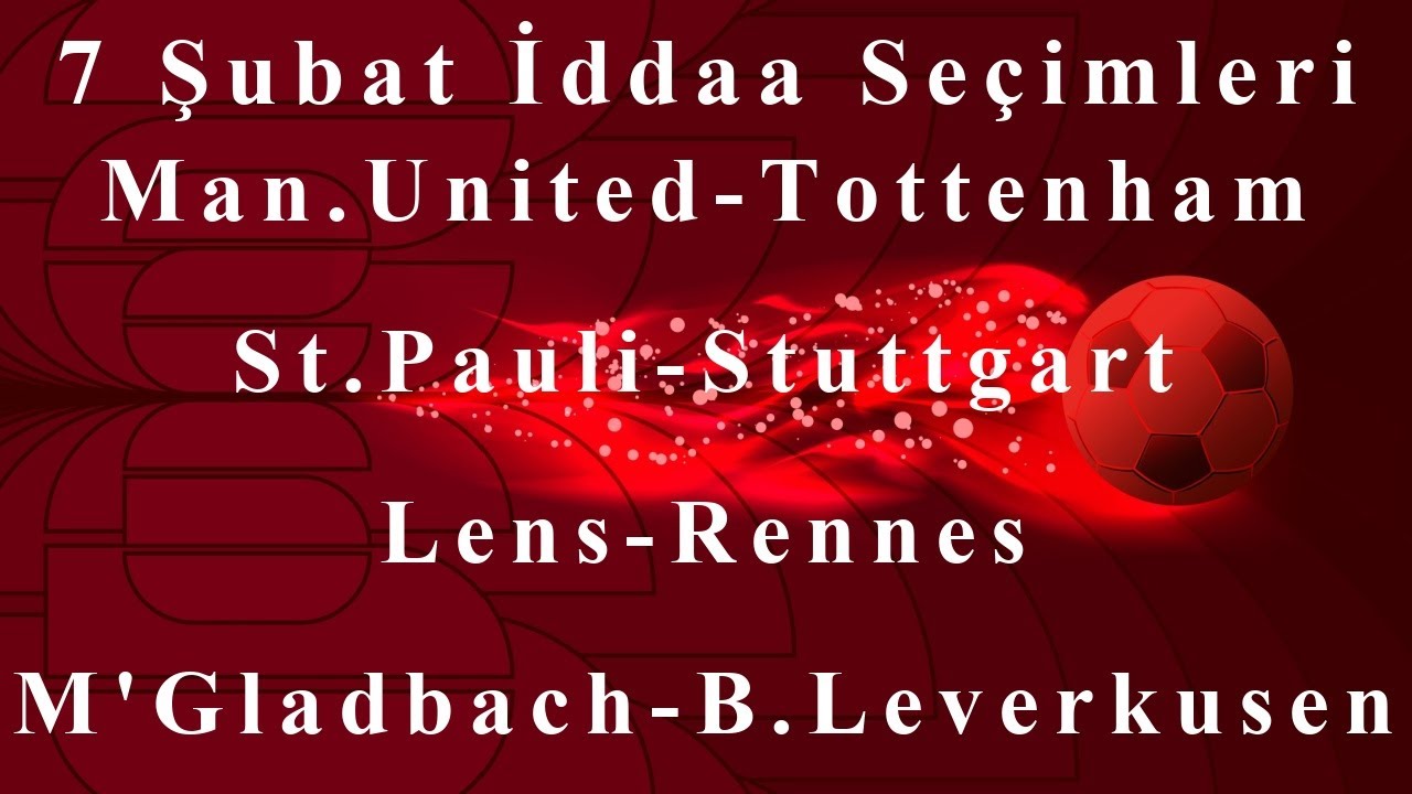 7 Şubat Cumartesi İddaa Tahminleri #iddaa #iddaatahminleri #iddaakazanma