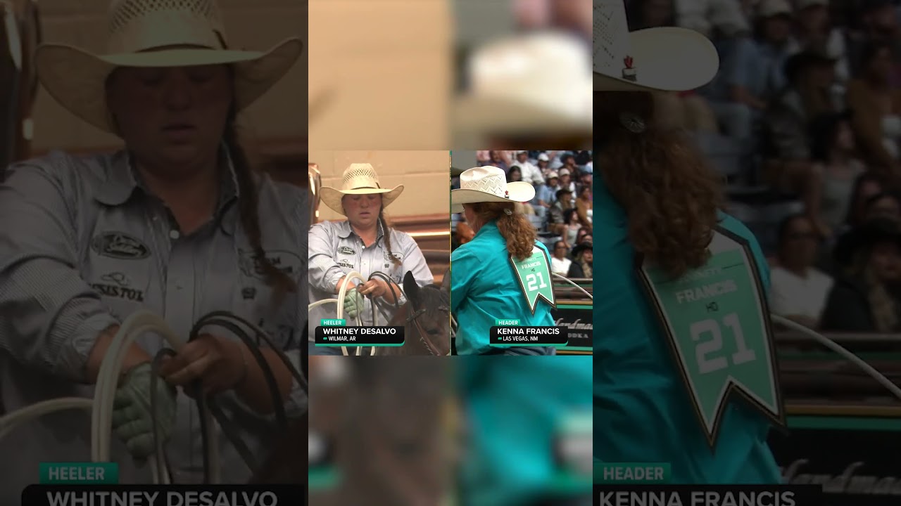 These Cowgirls Made Team Roping Look Easy in 6.15 Seconds