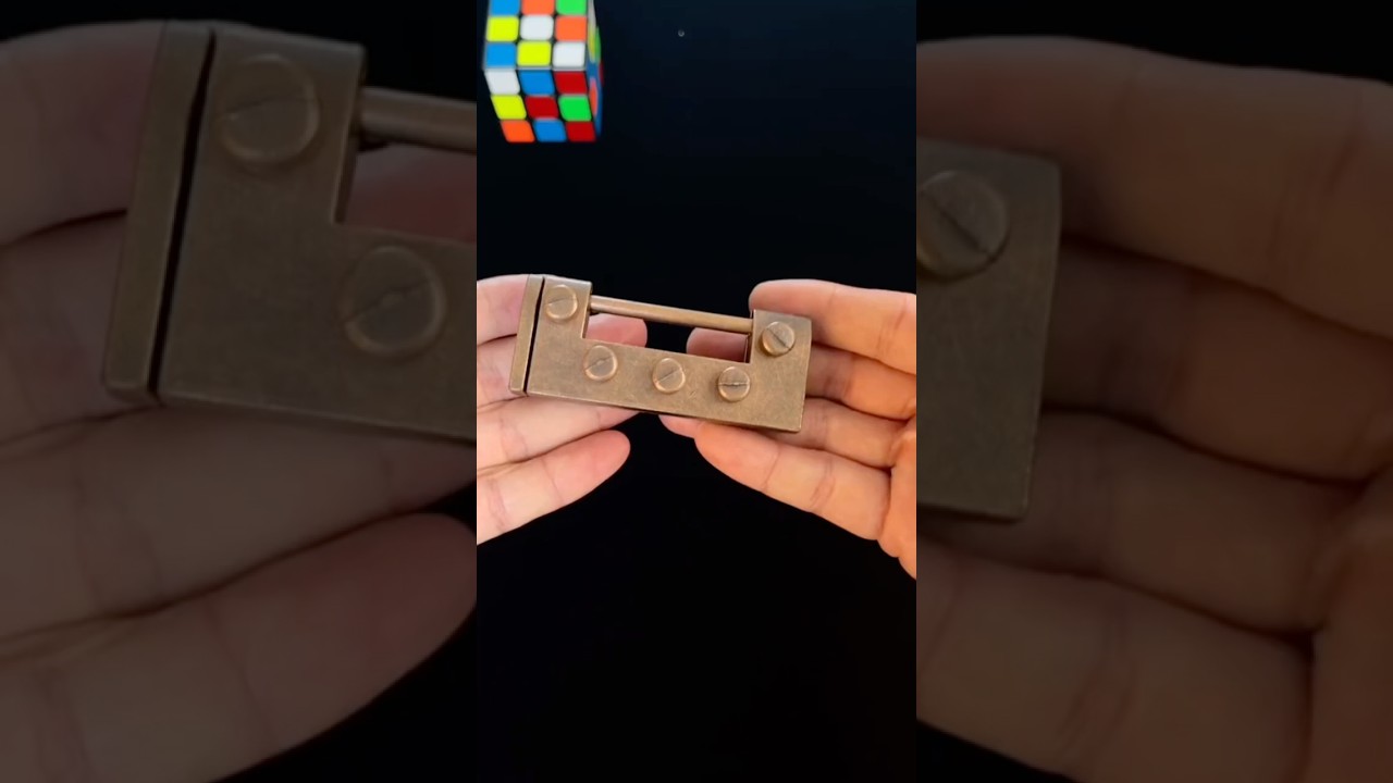 How to Solve the Antique Lock Puzzle #iqtest #puzzle  #braingames #braintest