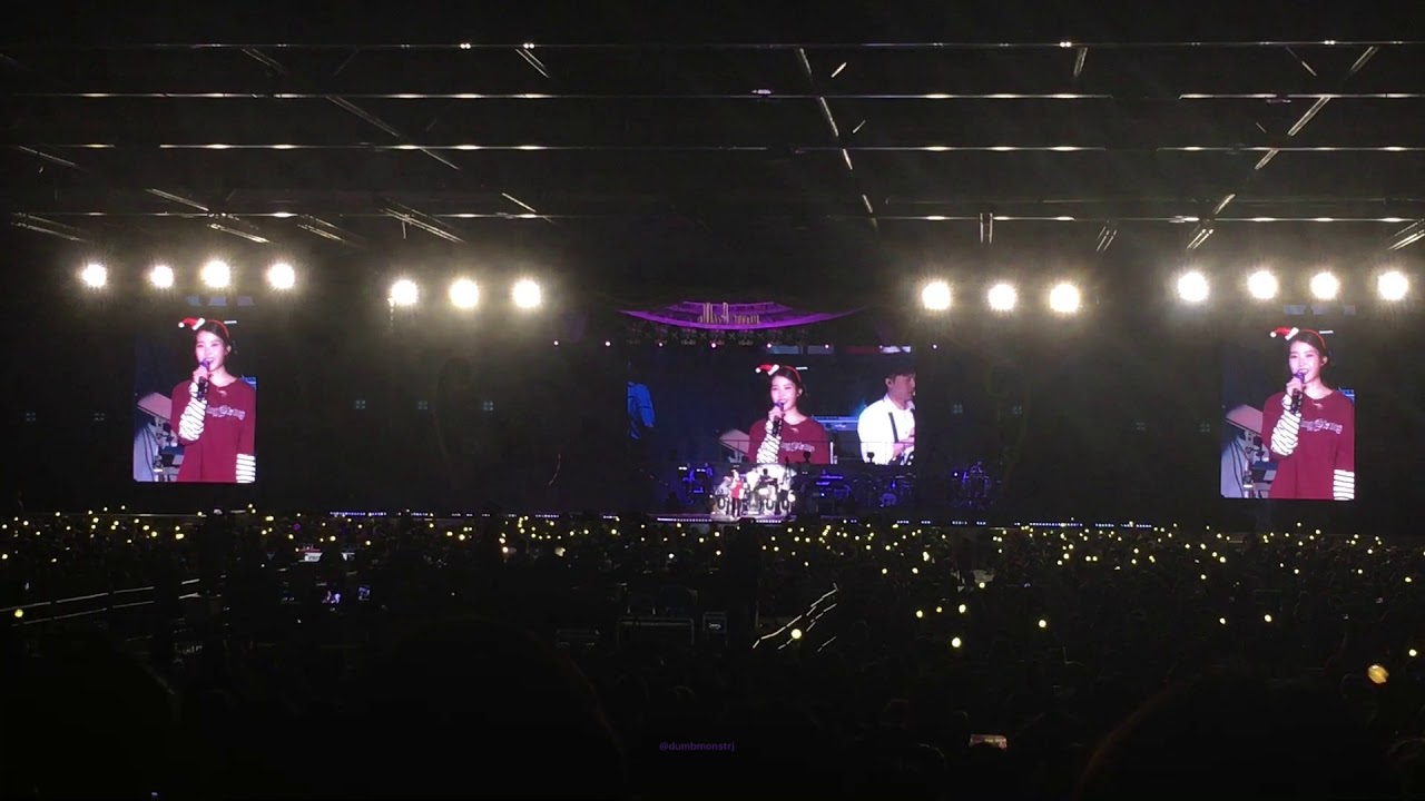 181208 IU - Rain Drop & Merry Christmas 이지금 dlwlrma 10th anniversary concert in Hong Kong fancam