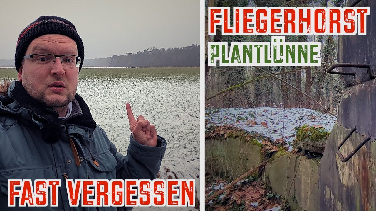 Ruinen im Wald - der Fliegerhorst Plantlünne