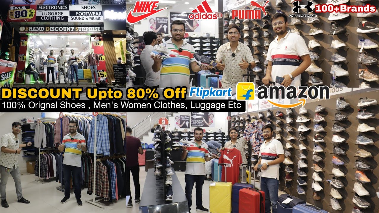 Online से भी सस्ता Jaipur Biggest Showroom Outlet -Upto 80% Off ब्रांडेड 100%Orignal Shoes Cloth etc