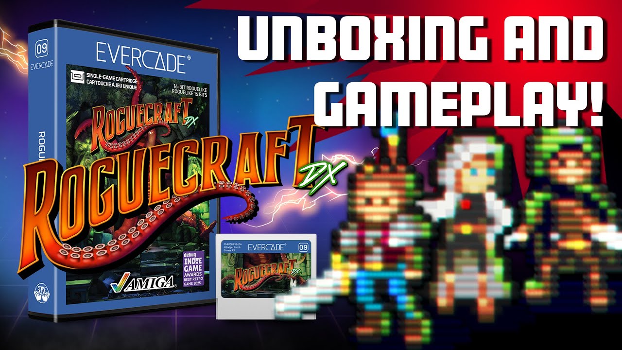 Roguecraft DX on Evercade: Unboxing and first go on EXP