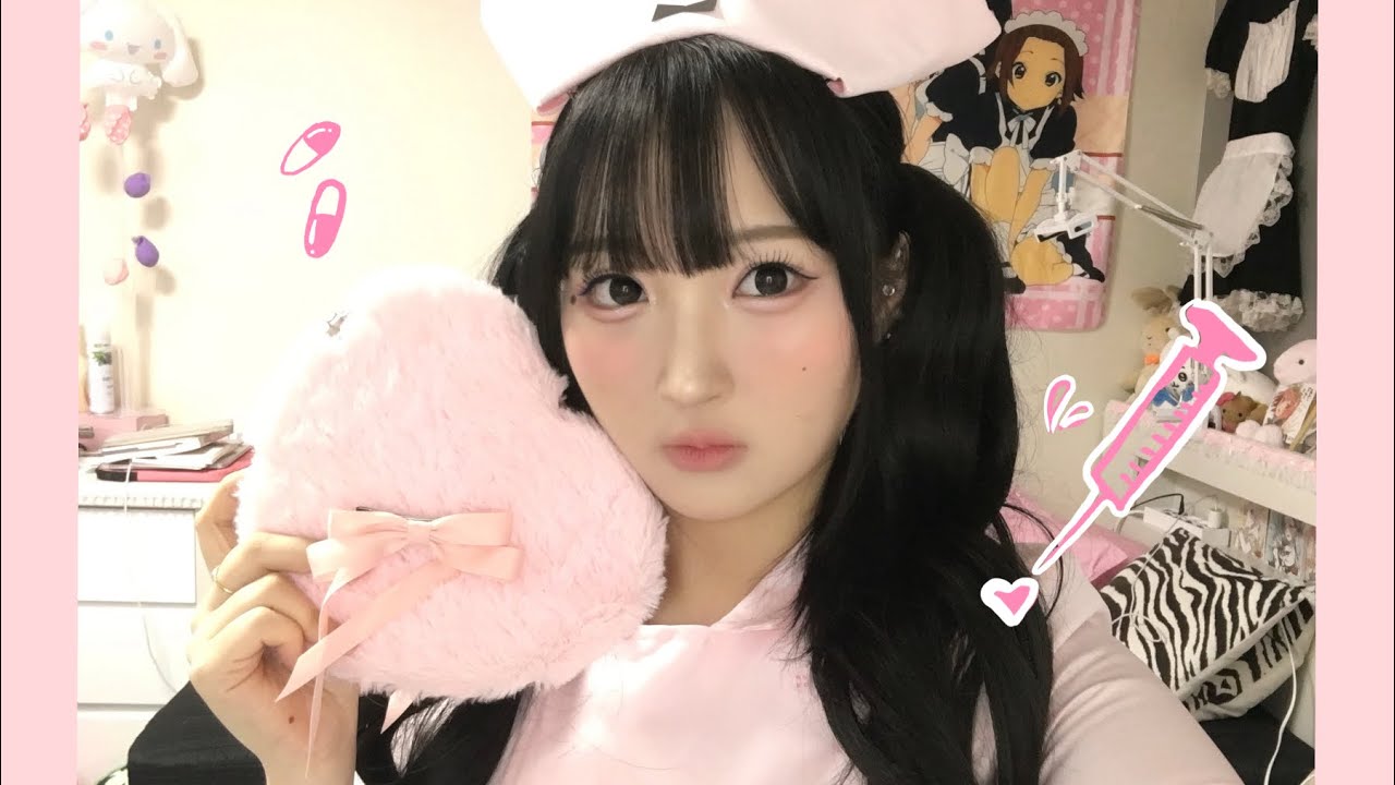 카와이 널스코어 메이크업룩💉🎀nurse core makeup