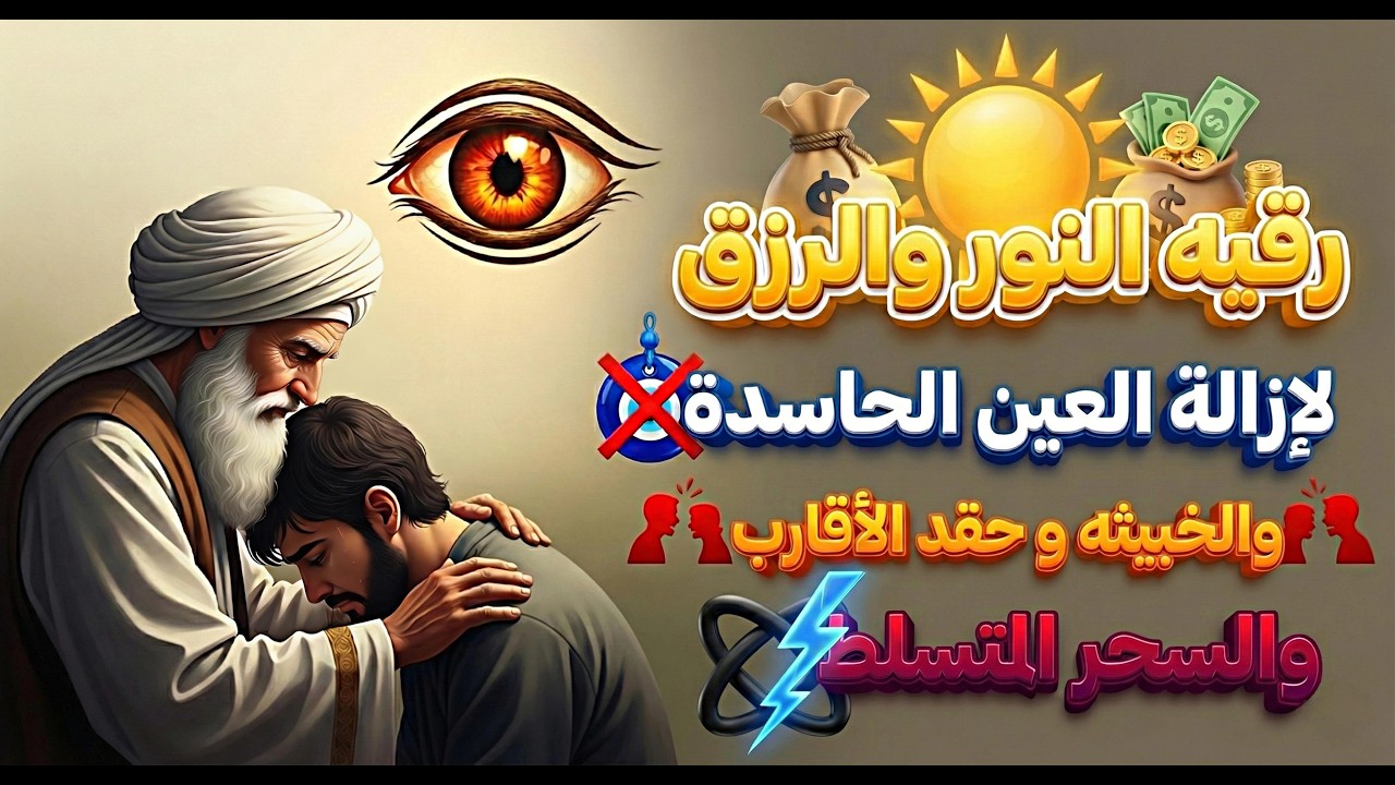 🛡️ الرقية القوية لإبطال العين والحسد والسحر المتجدد | راحة وطمأنينة بإذن الله ⚡️
