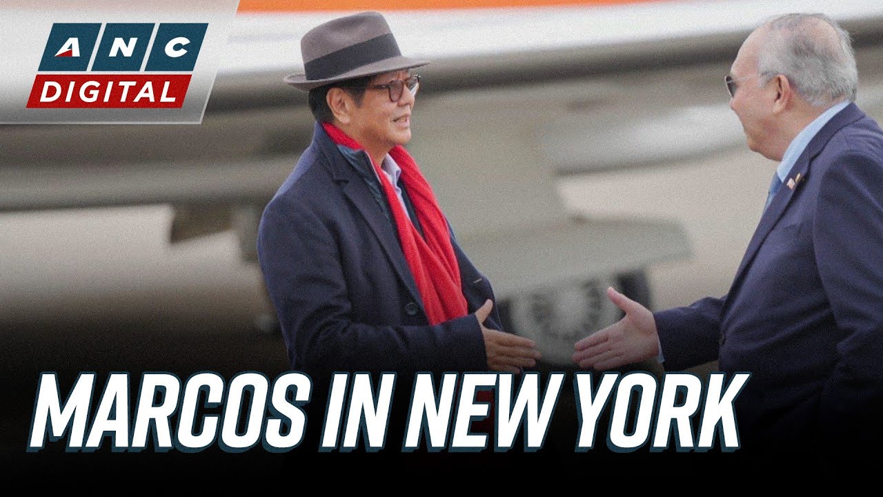 LOOK: Marcos arrives in New York to push for PH seat at UN Security Council | ANC
