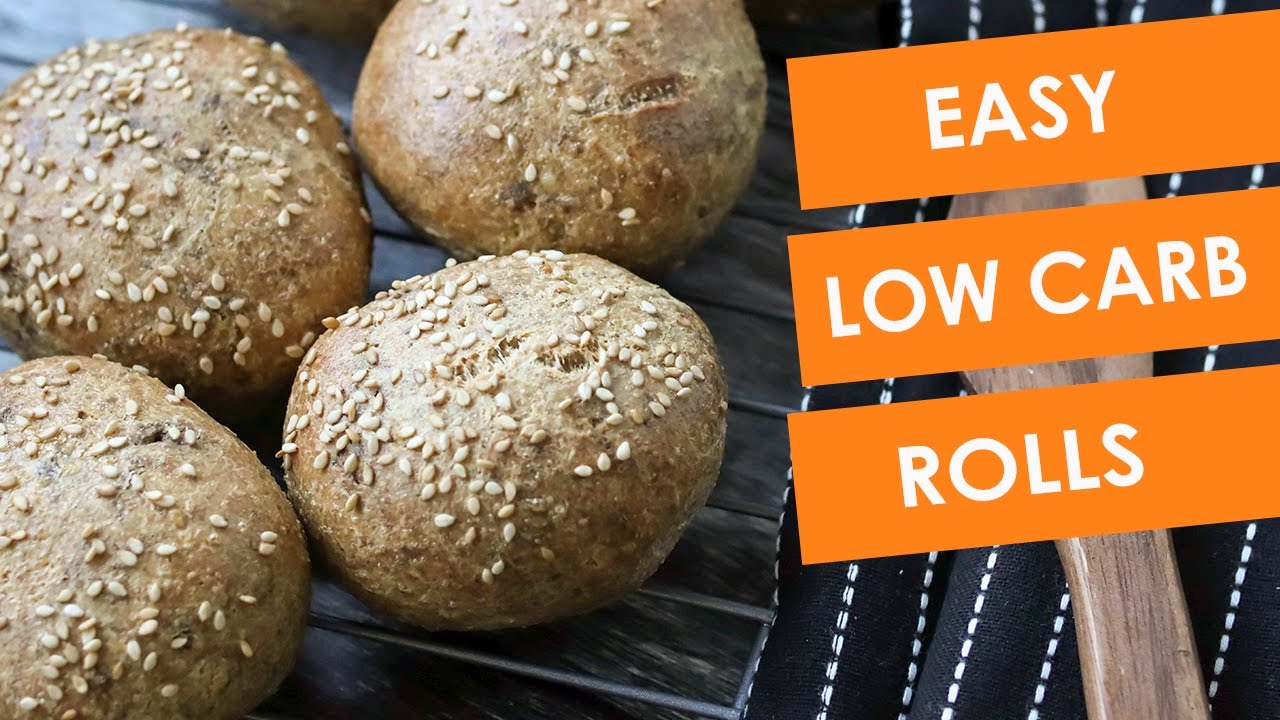 Easy Low Carb  and Keto friendly Bread rolls recipe | Can be Gluten free bread rolls