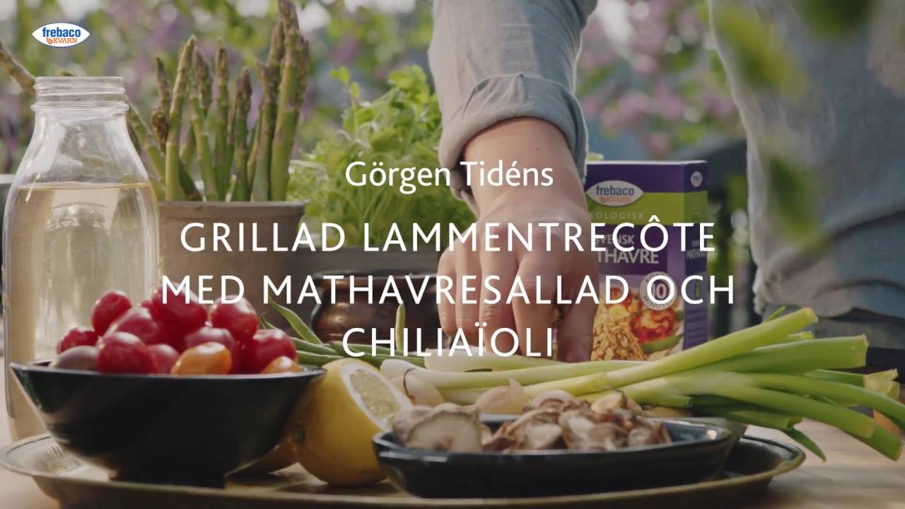 Grillad lammentrec&ocirc;te med mathavresallad