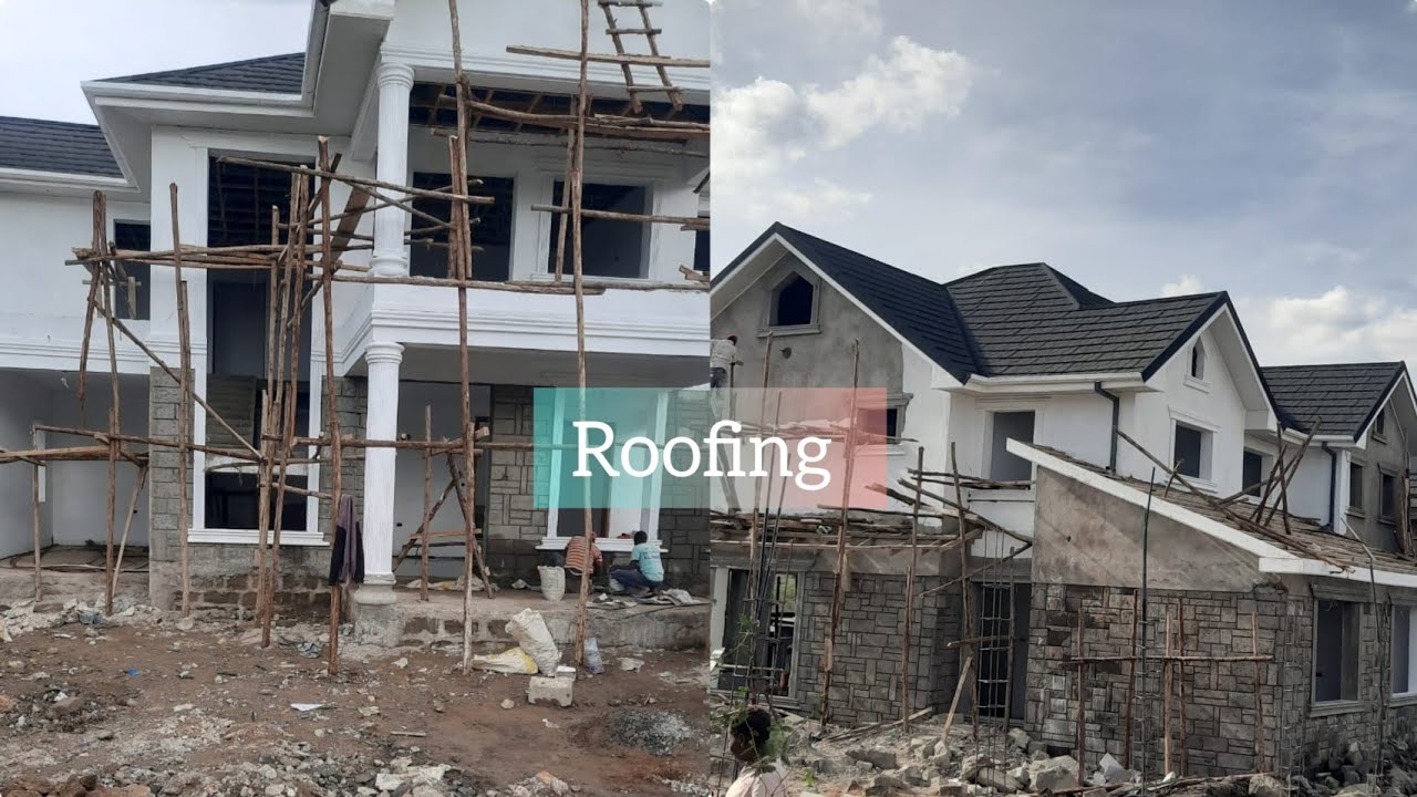 Dream Home|| Part 6|| |Upper Wall and Roofing 2  @FebineAwuor