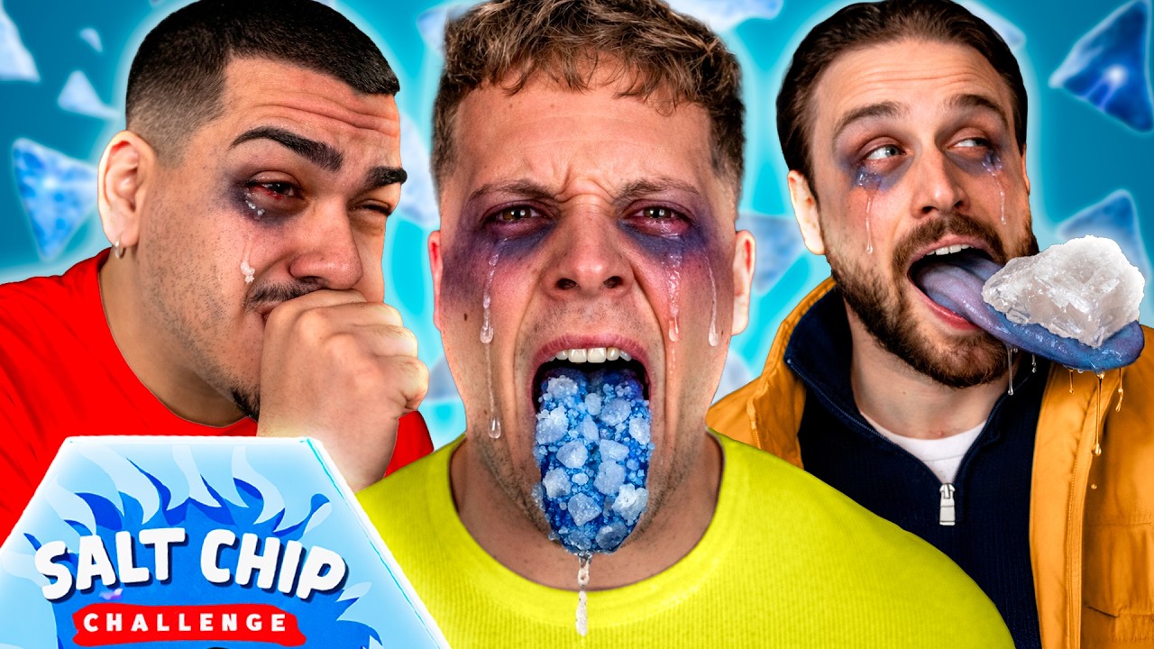 PROVÁMOS a BATATA mais SALGADA do MUNDO… SALT CHIP CHALLENGE 🤯