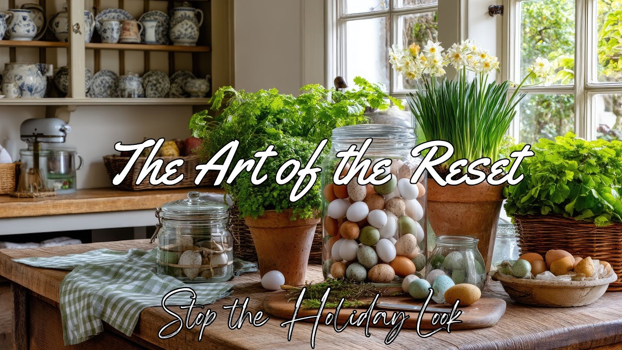 Идеи роскошного весеннего и пасхального декора для элегантных загородных домов