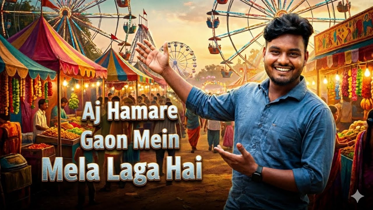 Aaj Hamare Gaon Mein Mela Laga Hai🥳🥳🥳
