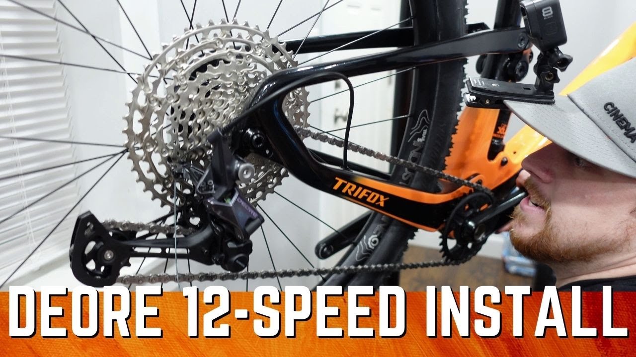 Установка новой 12-скоростной трансмиссии Shimano Deore M6100 с 10-51t на Project Trifox