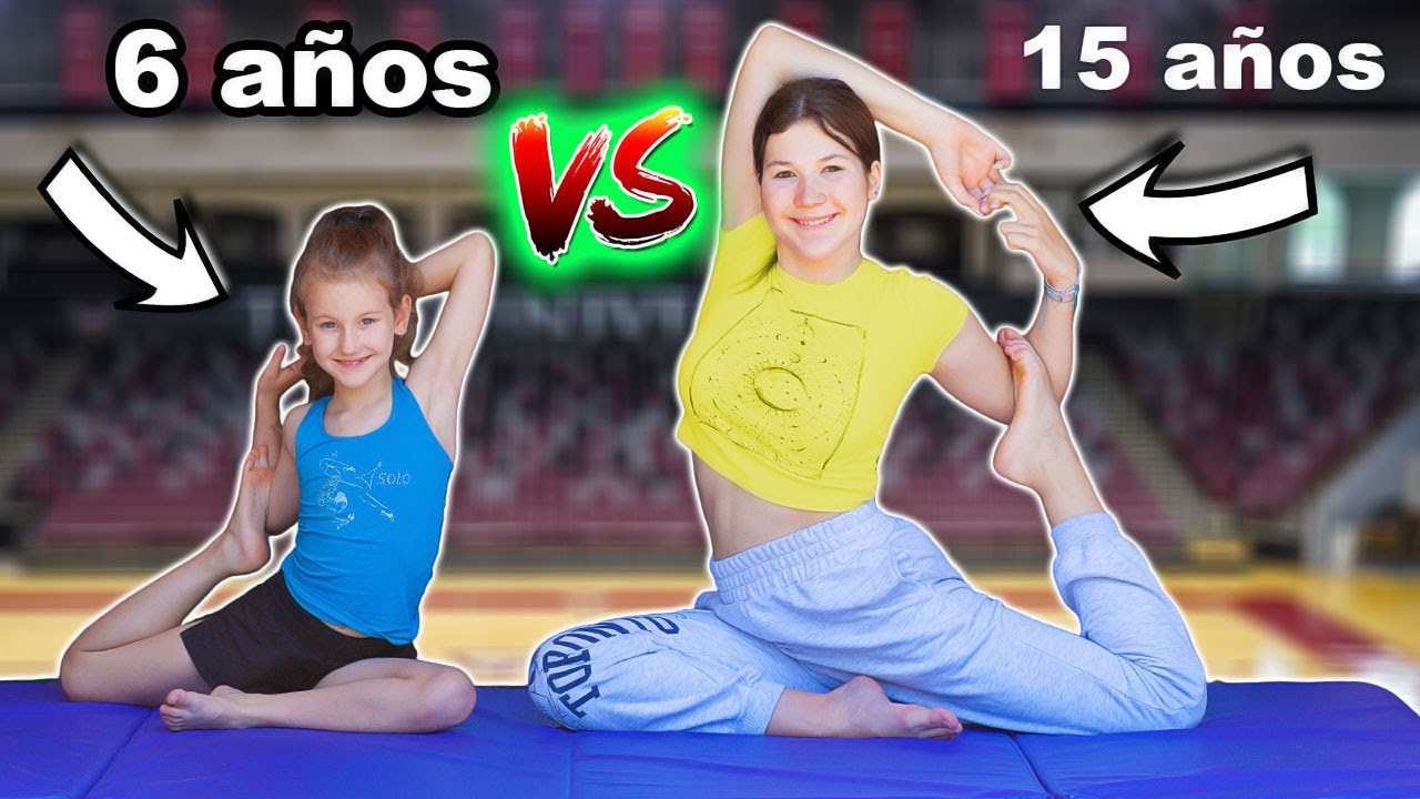NIÑA VS ADOLESCENTE ¿QUIÉN ES MÁS FLEXIBLE? - Reto de gimnasia y habilidad | Yippee Family