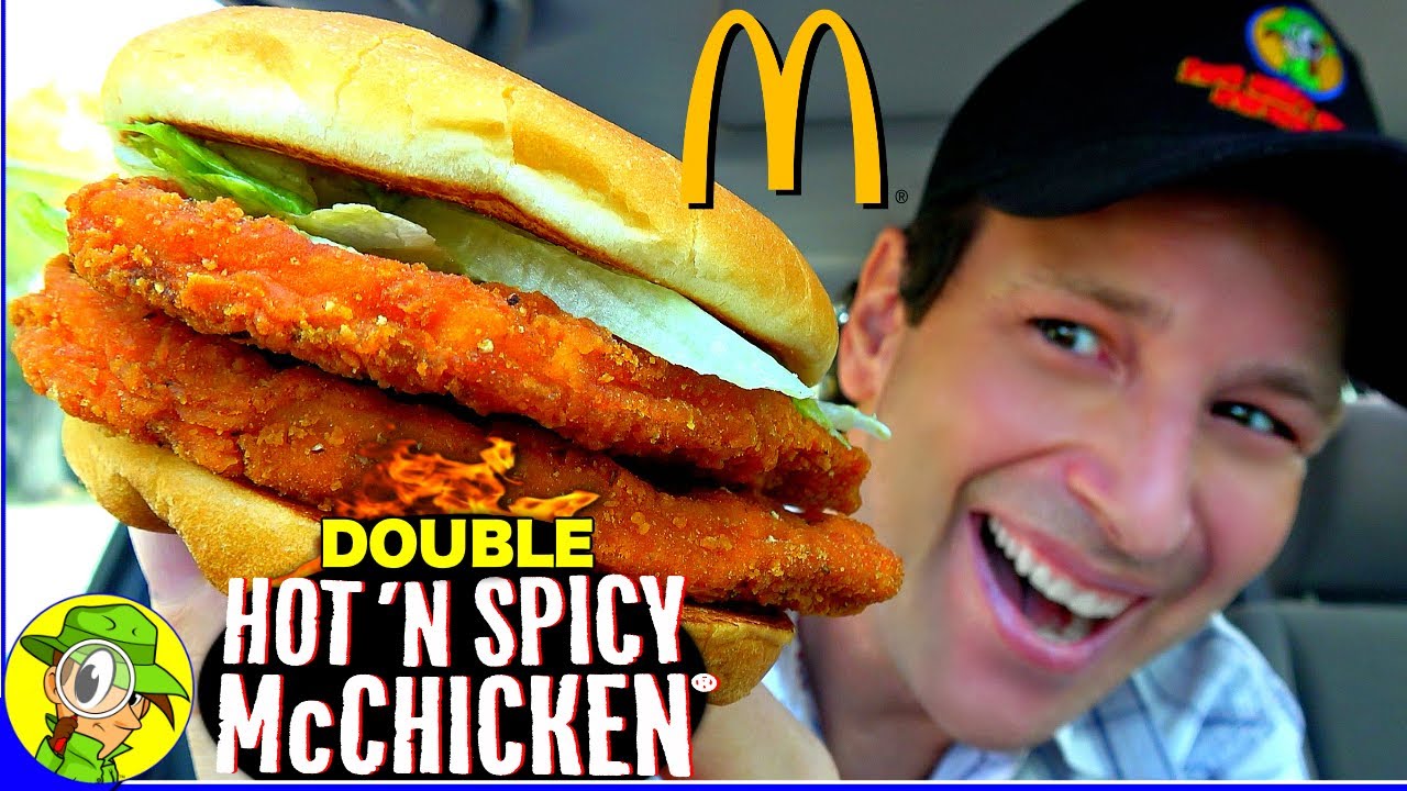 McDonald's® DOUBLE HOT 'N SPICY McCHICKEN® Обзор ✌️?️? | Взгляните на