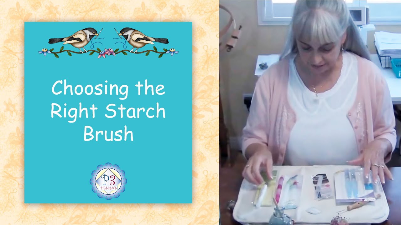 Applique Tips with Pearl - Aquwash Brush & starch