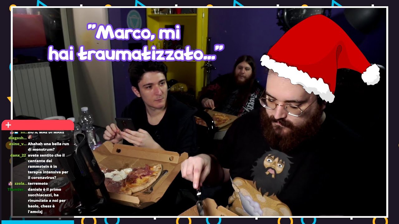 Marco mangia e manipola