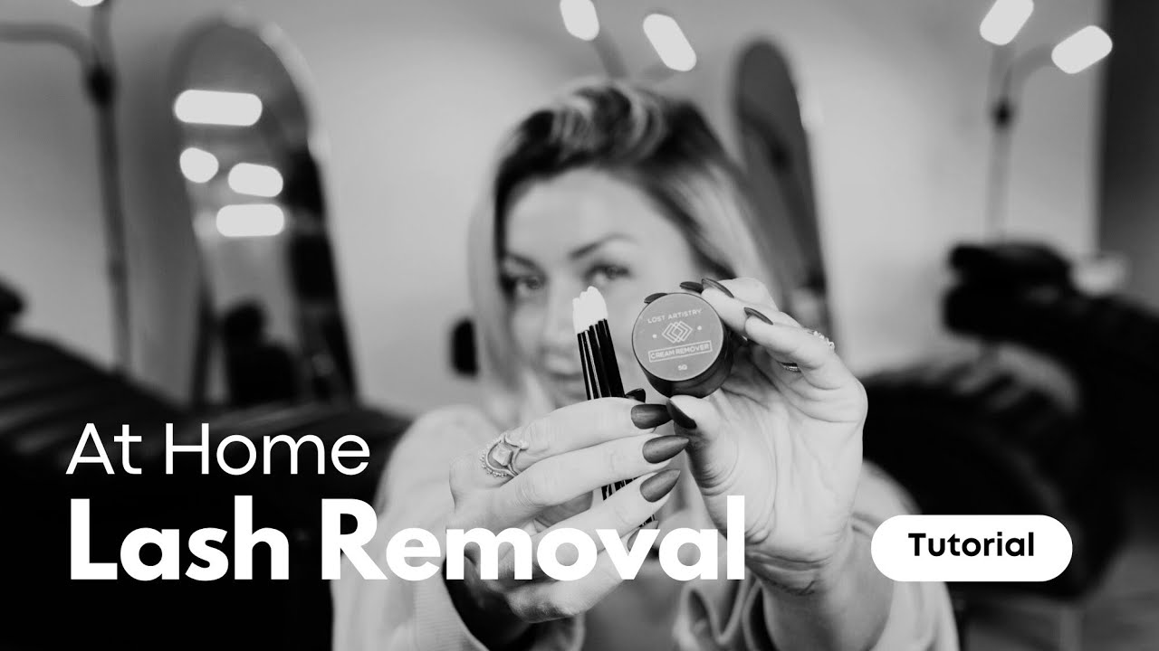 AT HOME LASH REMOVAL