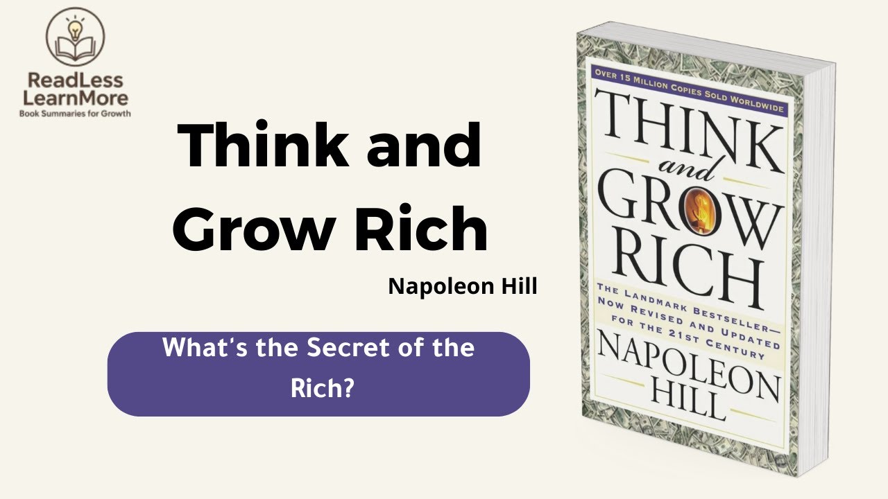 Think and Grow Rich Summary | 6 Principles That Changed 100 Million Lives 💰#motivation #motivation