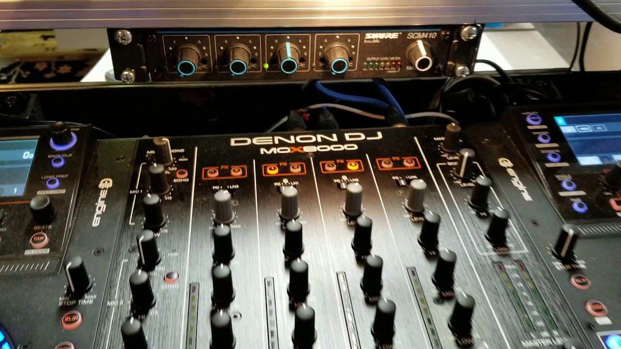 Denon MCX8000 Custom DJ Rig with upgrades