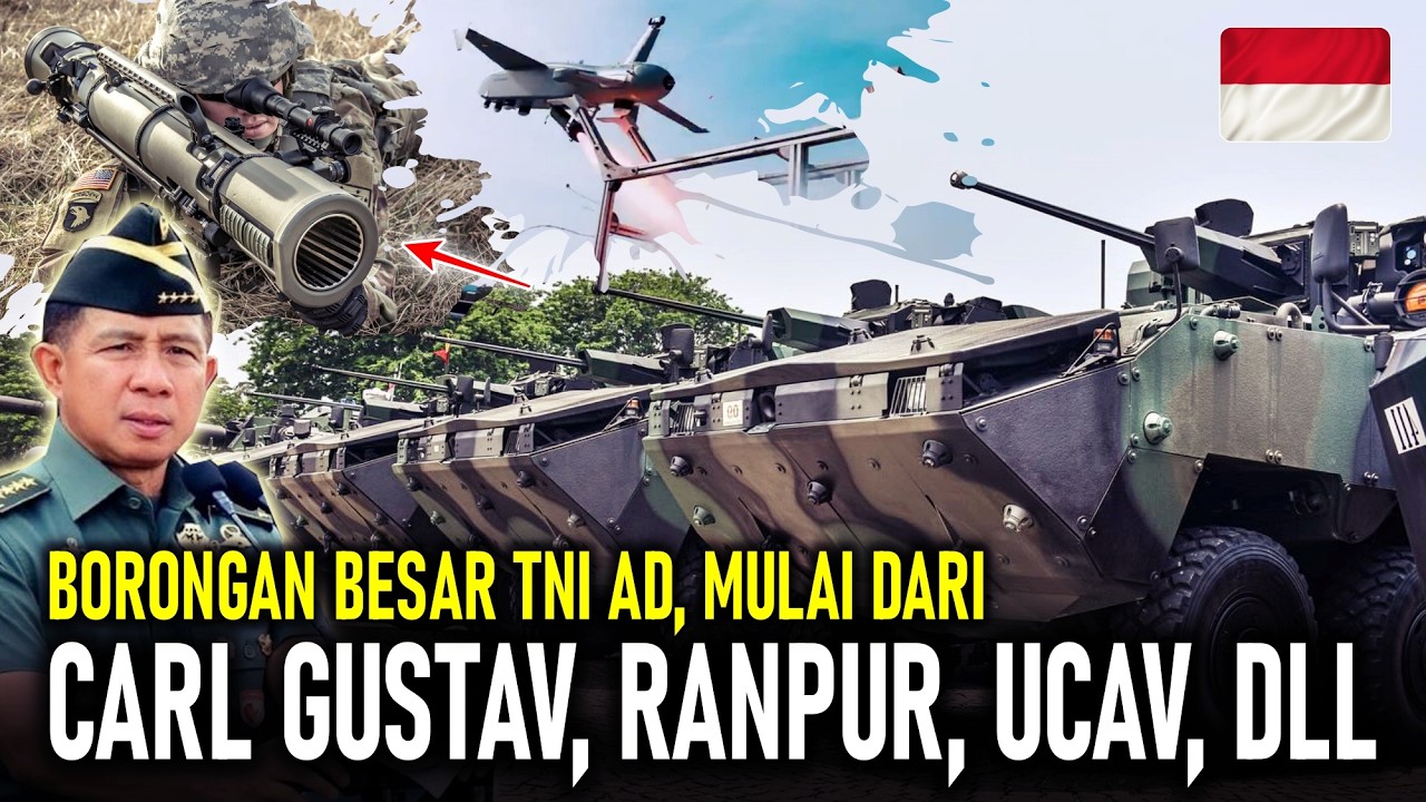 BORONGAN BESAR !! BOCORAN KONTRAK ALUTSISTA TNI AD - CARL GUSTAV, RANPUR, UCAV, UPGRADE M16 - AMX13
