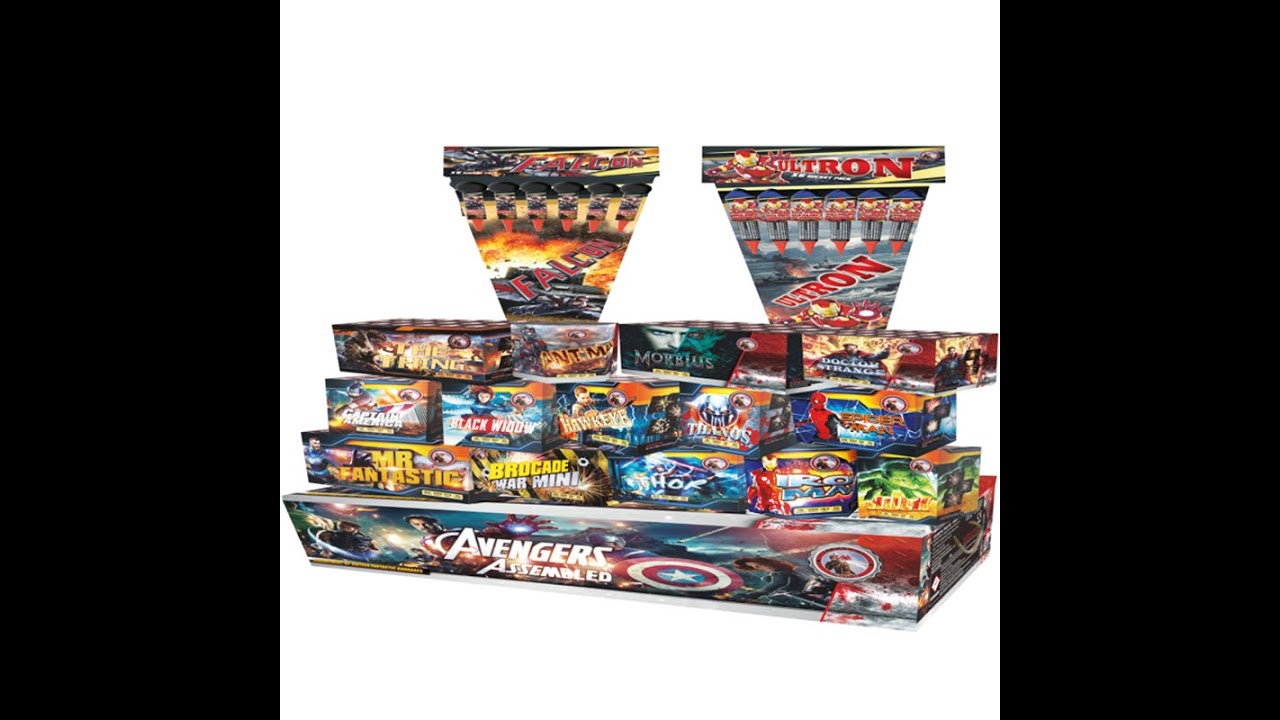 Clash of the titans - Barrage Crate by Caractacus Potts Firework @ShowtimeFireworksuk