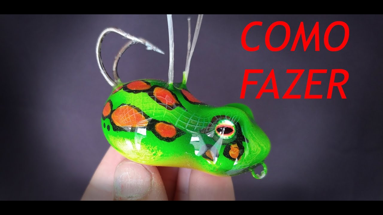 Como fazer sapinho artificial para traíra com sistema anti-enrosco