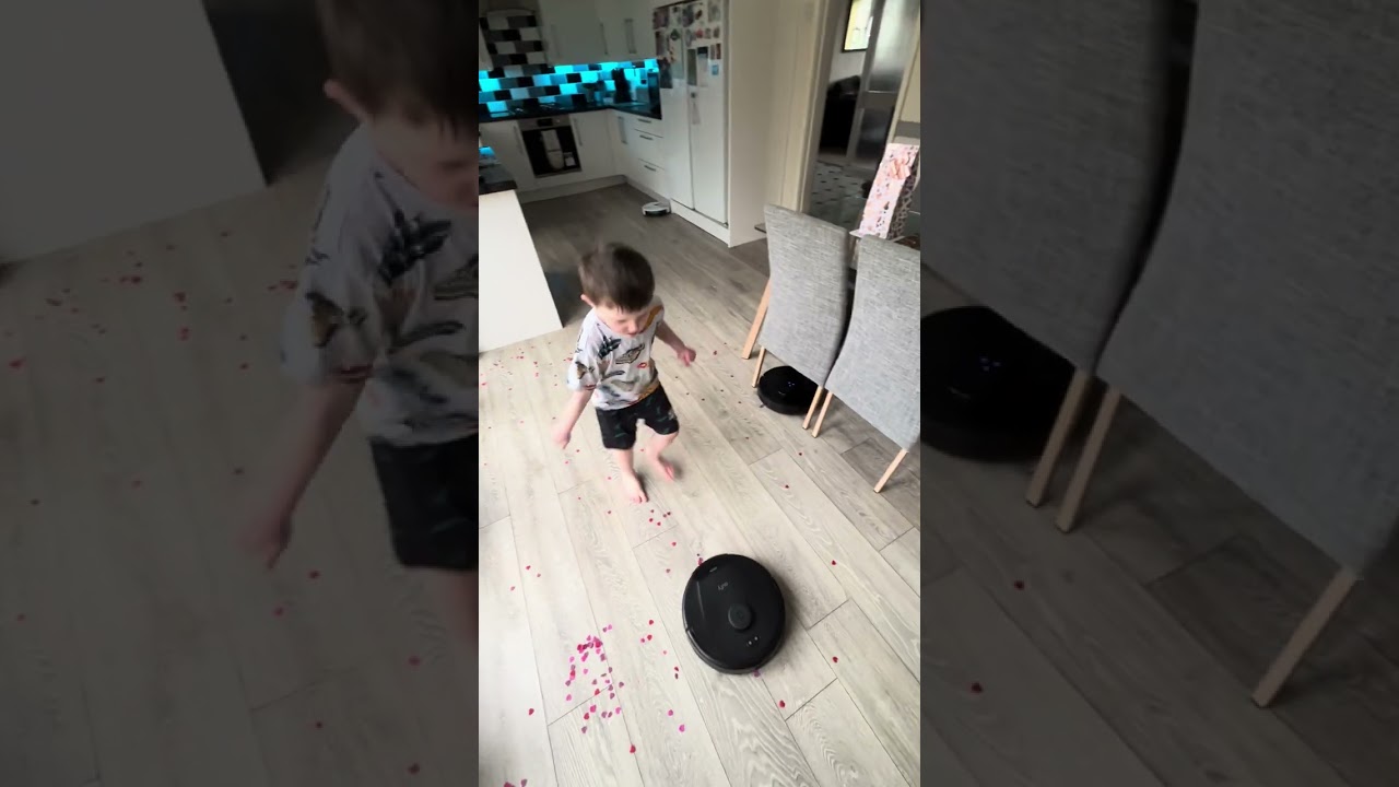 Zacky’s 4 Robot Vacuums take on confetti