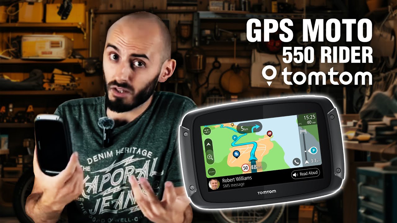 Test du GPS TomTom 550 Rider par Stéphane chez Moto Axxe France