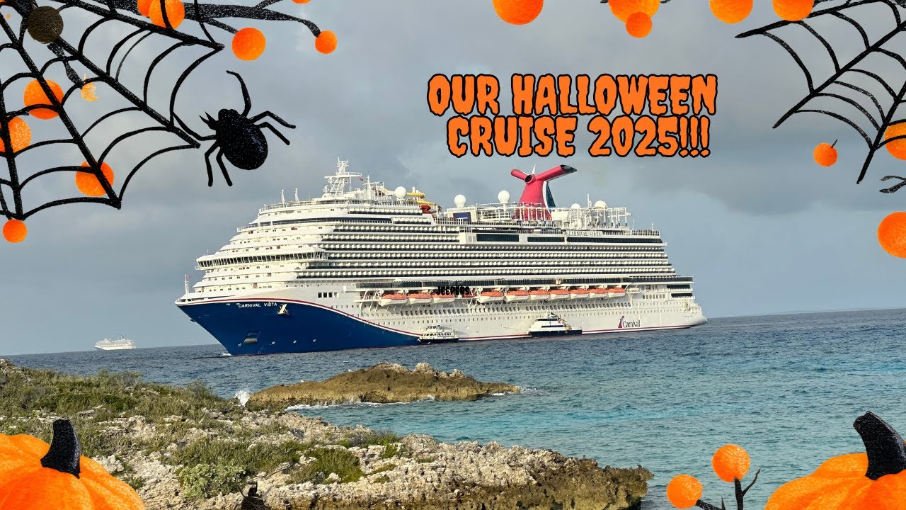 Carnival Vista Halloween Cruise 2025 🌊🎃 | Sailing Away from Hurricane Melissa to the Bahamas!