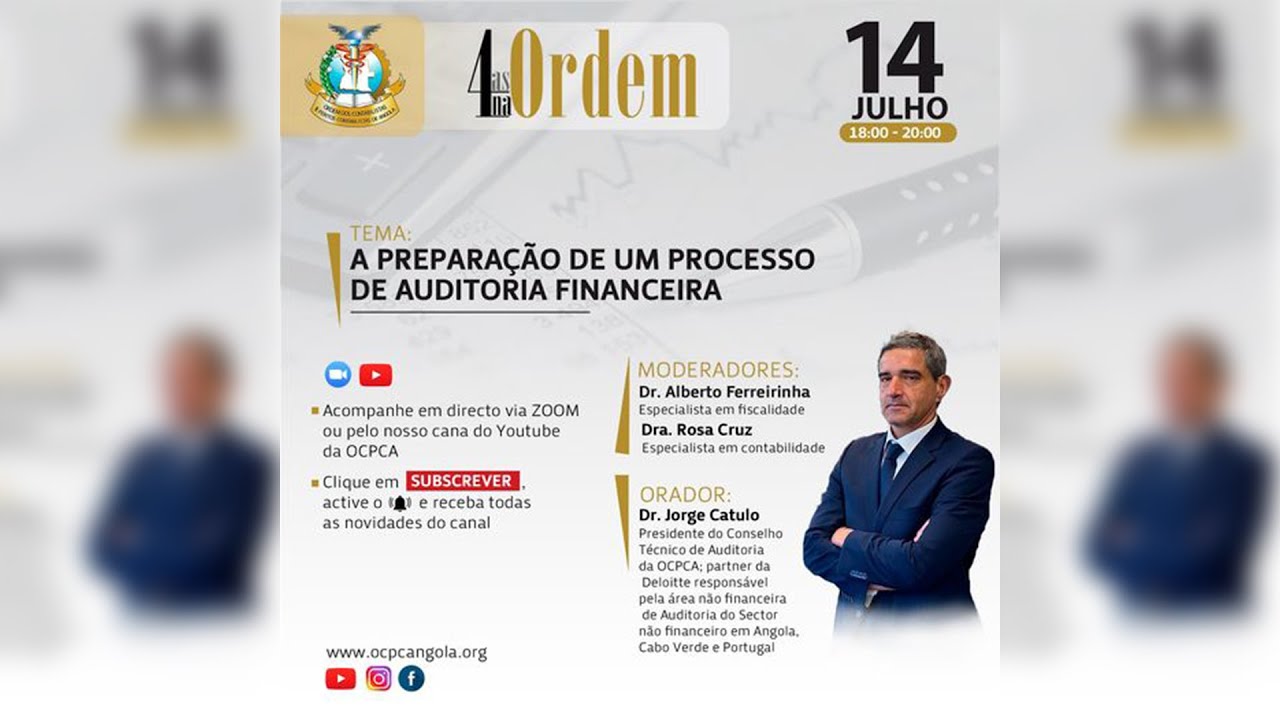 A PREPARAÇÃO DE UM PROCESSO DE AUDITORIA FINANCEIRA