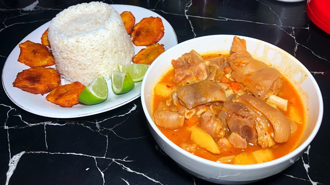 Cómo Hacer Patas de Cerdo Guisada Al Estilo Dominicano 🇩🇴