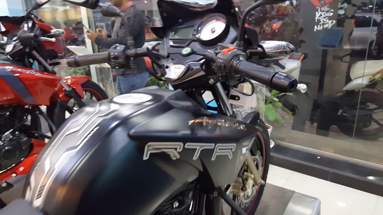 TVS Apache RTR 150 Matte Black & Red Edition | YouTube look