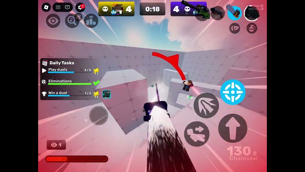 PLAYING RIVLES with my friend 