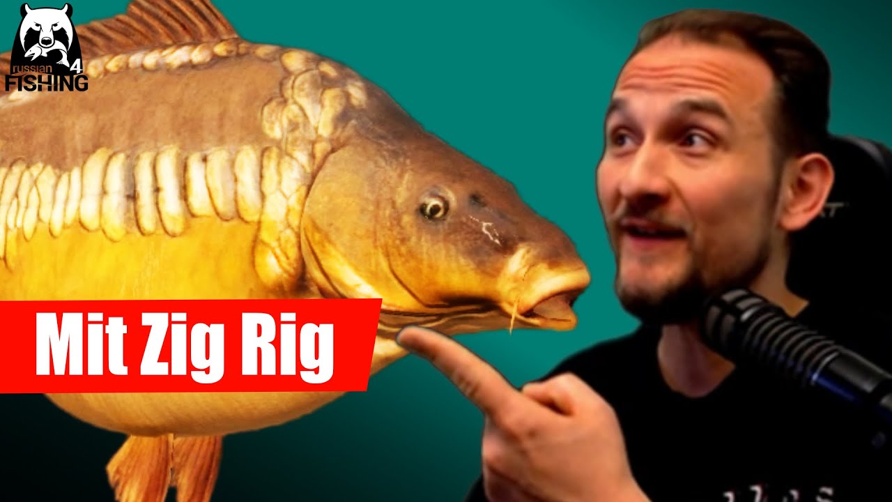 Russian Fishing 4 - Bernsteinsee - Zig Rig bei Kaltem Wasser!