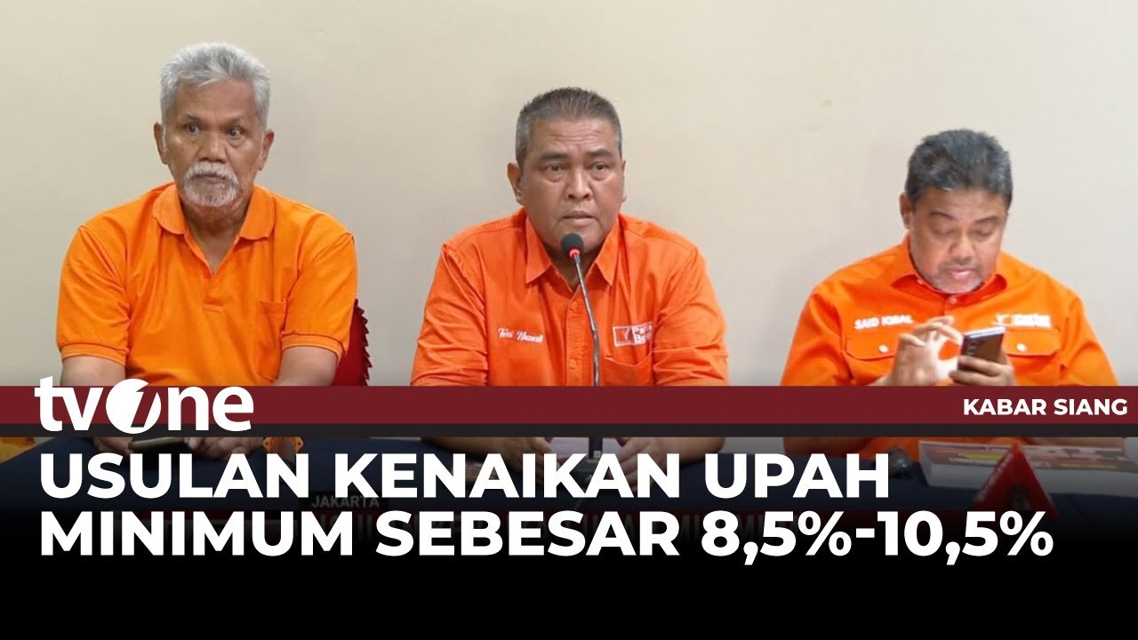 KSPI Bersama Partai Buruh Usulkan Kenaikan Upah Minimun Sebesar 8,5%-10,5% | tvOne